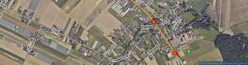 Zdjęcie satelitarne Zgodna ul.